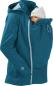 Preview: Mamalila Tragejacke Softshell teal mit Baby